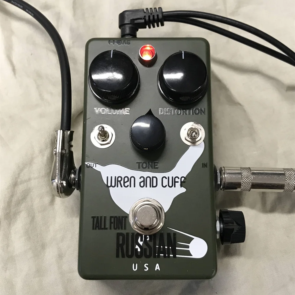 ギター Wren and Cuff TallFont Russian BIG MUFF Wren and Cuff Tall Font Russian Fuzz | Free Shipping in Canada